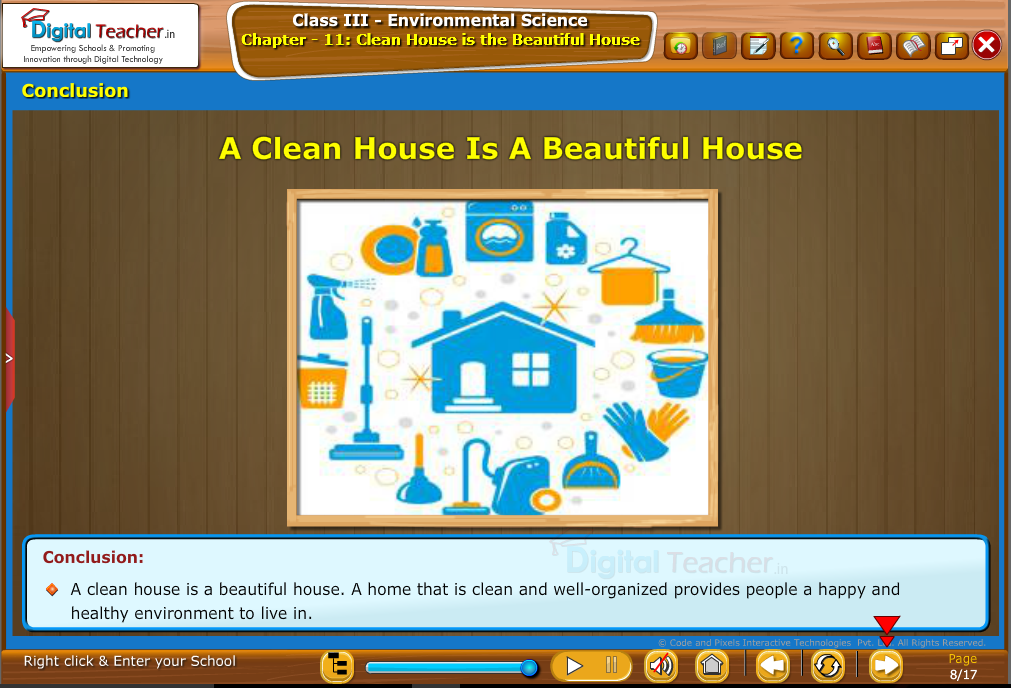 Clean house is the beautiful house-Conclusion
