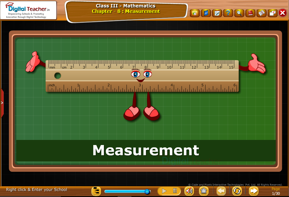 Class 3 Mathematics : Measurement with Scale