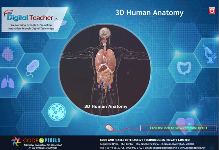 Human Anatomy 3D | Digital Teacher Smart Class