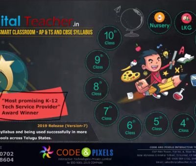 Digital Teacher Smart Classroom Solution for CBSE and SSC AP and TS