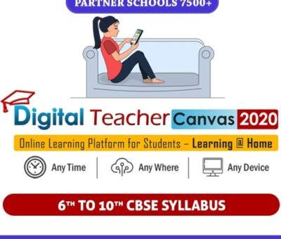 Digital Teacher Canvas Online Learning Platform for School Students