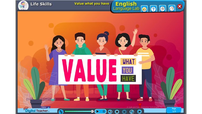 Value-what-you-have | English Language Lab