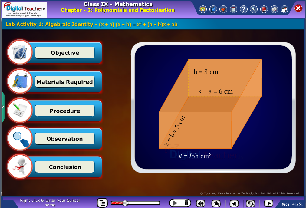 Algebraic Identity