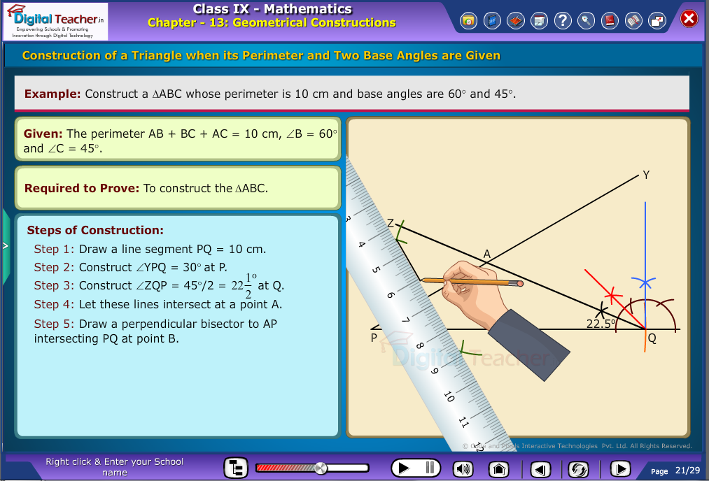 Geometrical Constructions