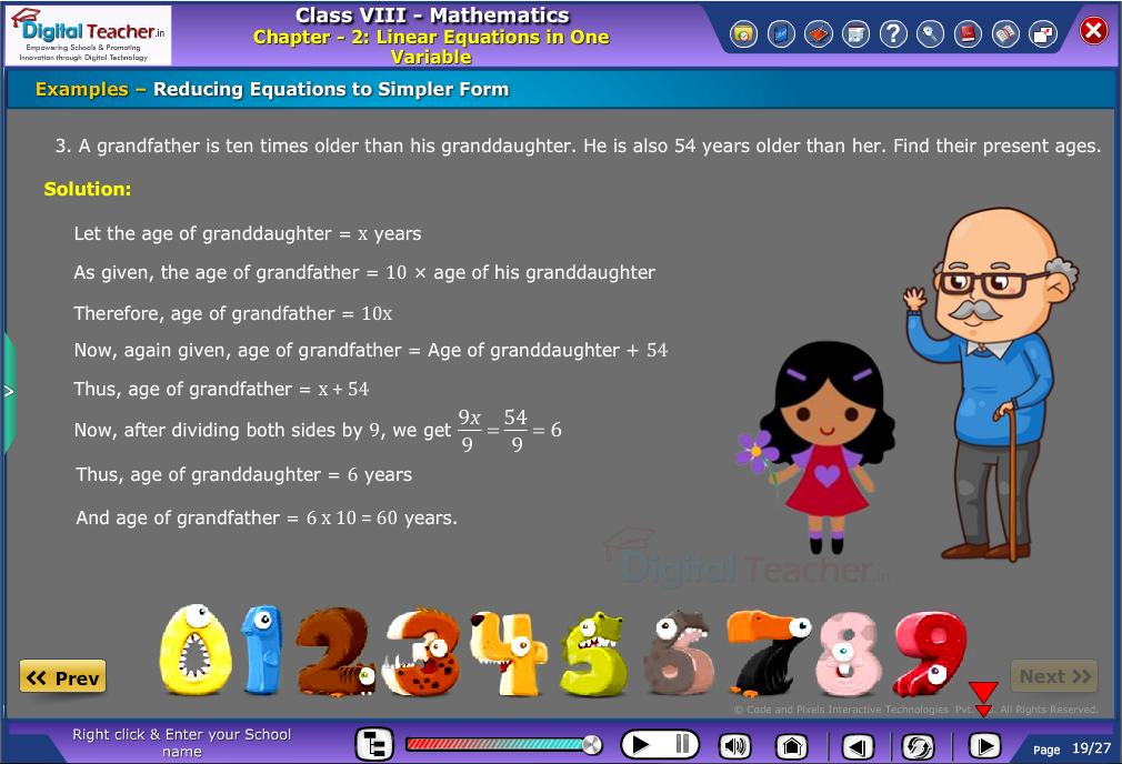 Reducing equations-to-simpler form