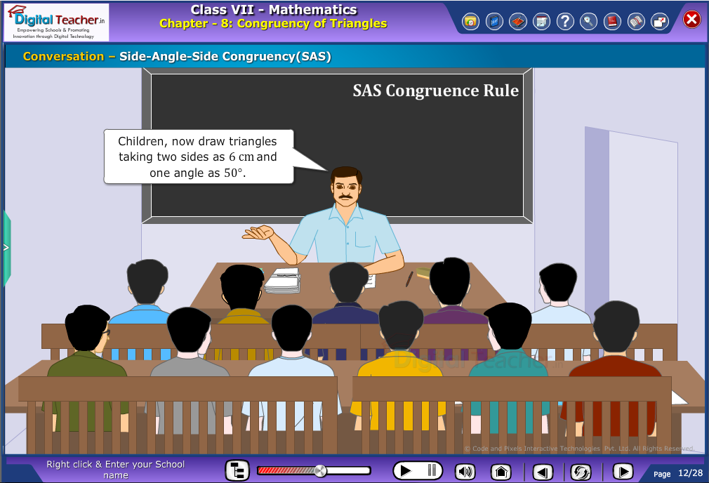 Side-angle-side congruency-SAS