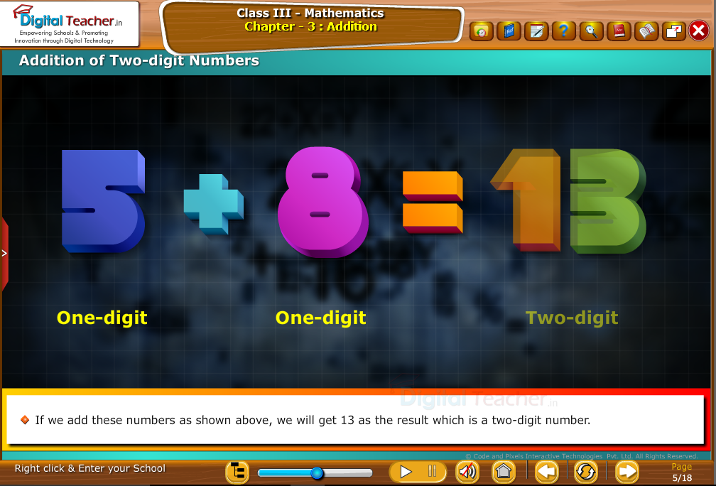 Class 2 Mathematics : Get two digit Numbers with Addition