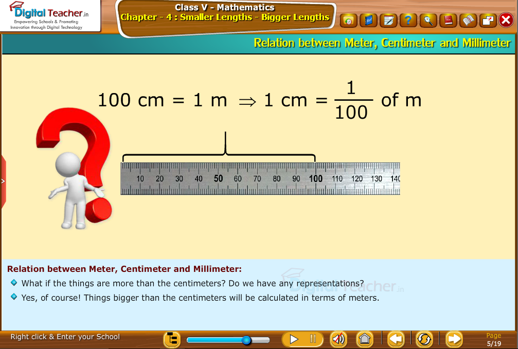 conversion of  centimeters-to-meters