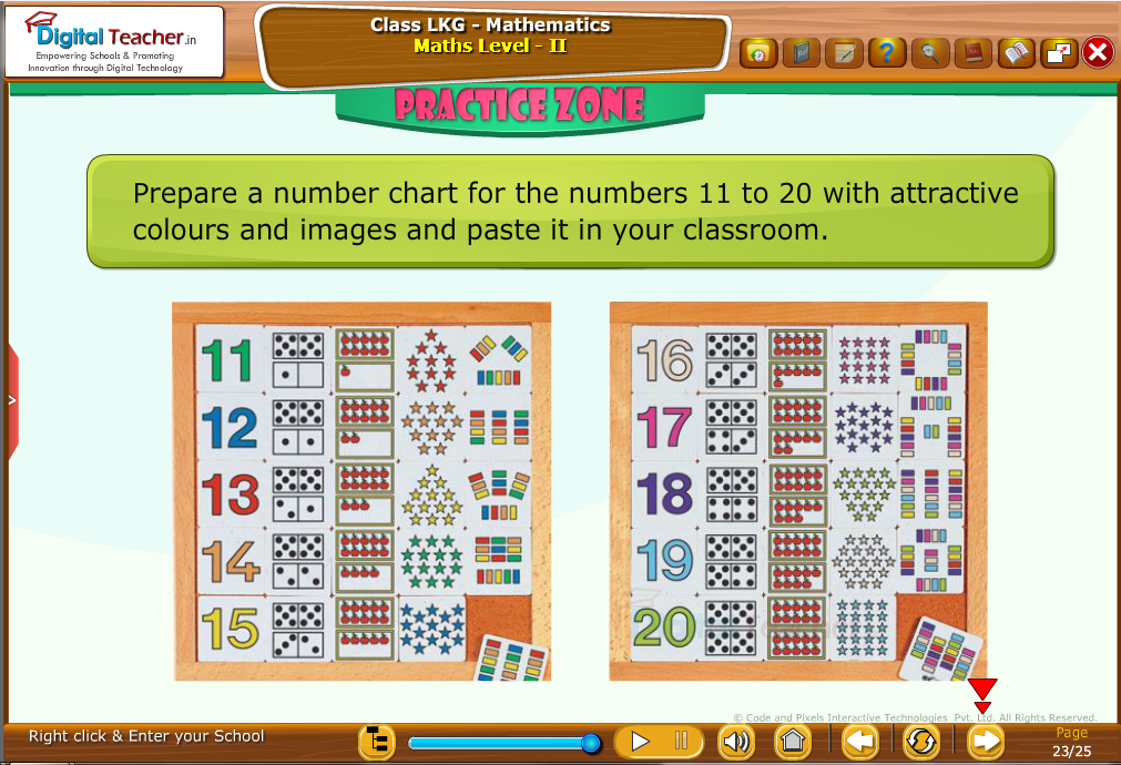 LKG- Mathematics Level-2 Number Practice