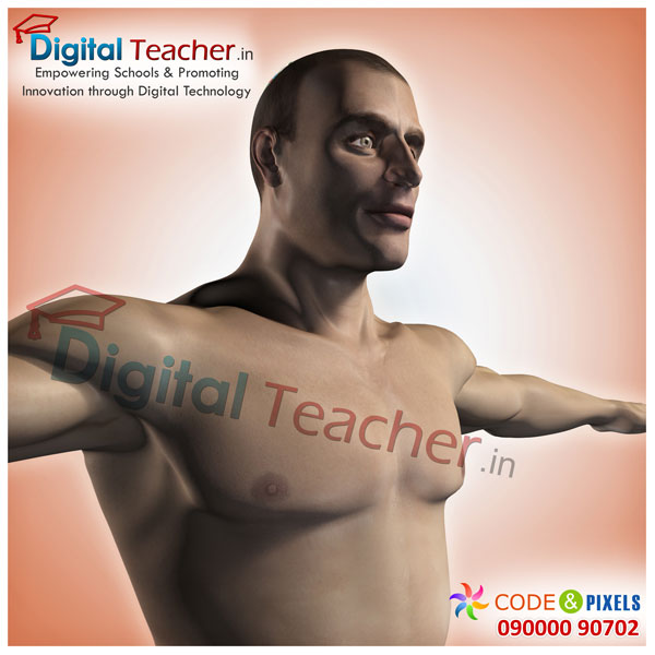 Digital teacher smart class on structure of Human Body